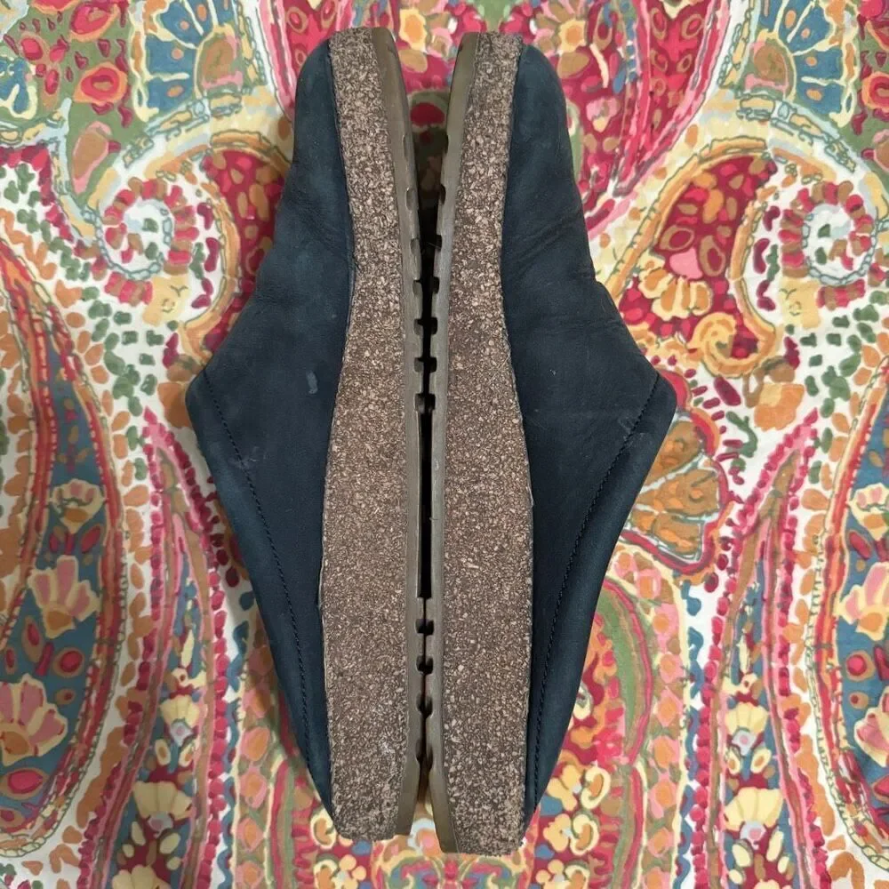Haflinger forest green suede clog men’s size 45